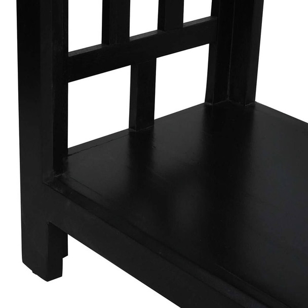 Callan 2 Drawer Console - Black - Hobart, Launceston, Perth Contemporary style Living Room furniture