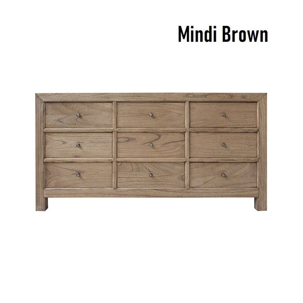 Callan 9 Drawer Dresser / Chest - Mindi Brown