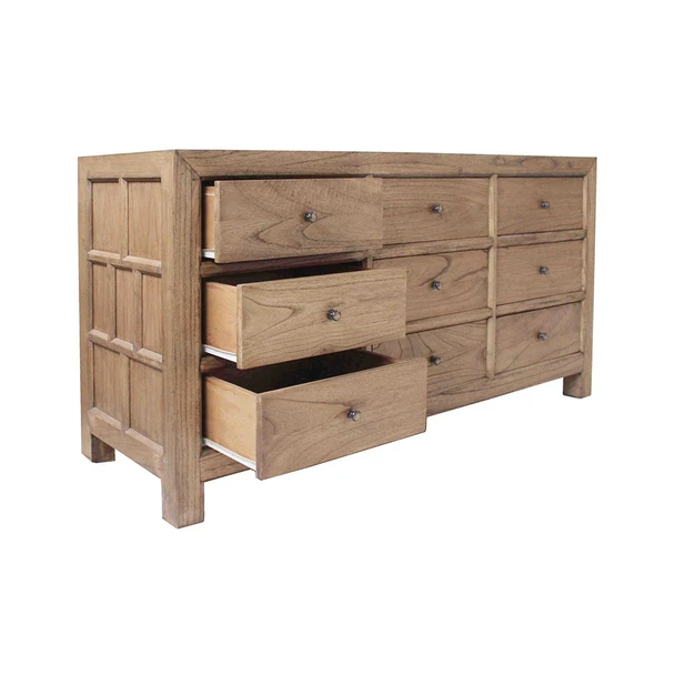 Callan 9 Drawer Dresser / Chest - Mindi Brown - T-0007MB