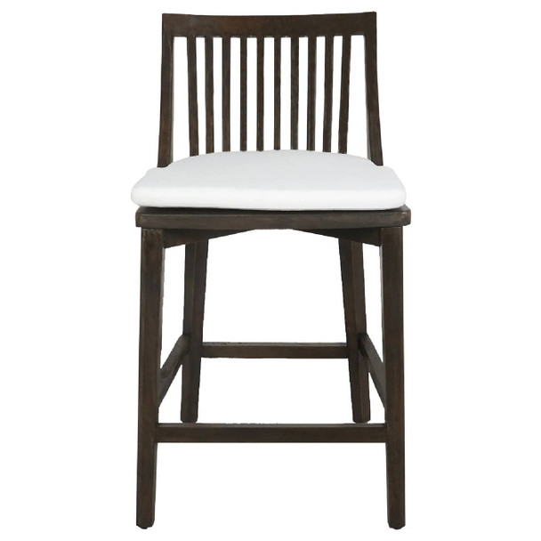 Solaro Counter Stool - Walnut - Mid-Century Modern style