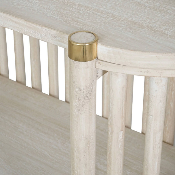 Solaro Console Table - Whitewash - Hobart, Launceston, Perth Mid-Century Modern style Living Room furniture