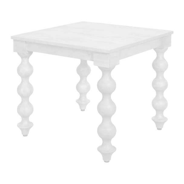 Bolan Side Table - White - Boho Chic style