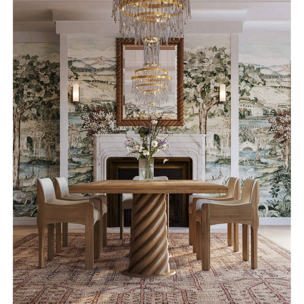 Belvedere Twist Mirror Medium - Sale on Boho Luxe style  furniture