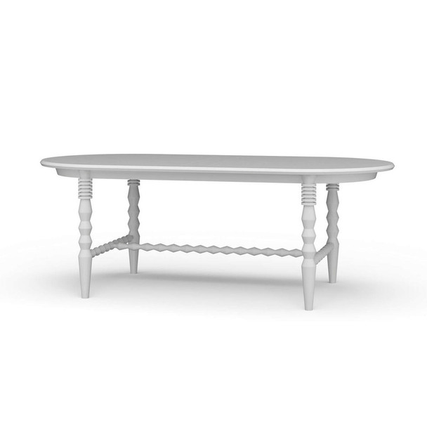 Ligna Oval Dining Table 210cm - Size: 76H x 210W x 104D (cm) - Boho Luxe style Ligna Oval Dining Table 210cm - Size: 76H x 210W x 104D (cm) - Boho Luxe style