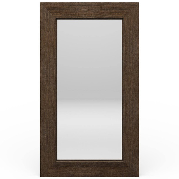 Tuscan Rustic Teak Large Standing Mirror - Solid Timber Mid-Century Modern style  furniture