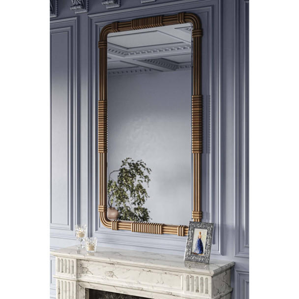 Helix Mirror Large - Discount Boho Luxe style  furniture