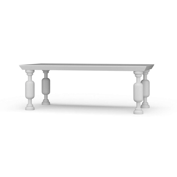 Chatsworth Dining Table 210cm - Size: 76H x 213W x 102D (cm) - Boho Luxe style