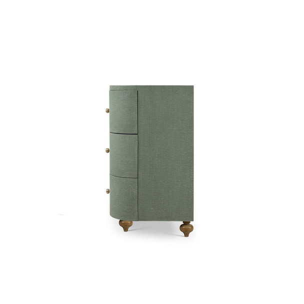 Fenchurch 6 Drawer Linen Wrapped Dresser - Hobart, Launceston, Perth Boho Luxe style Bedroom furniture