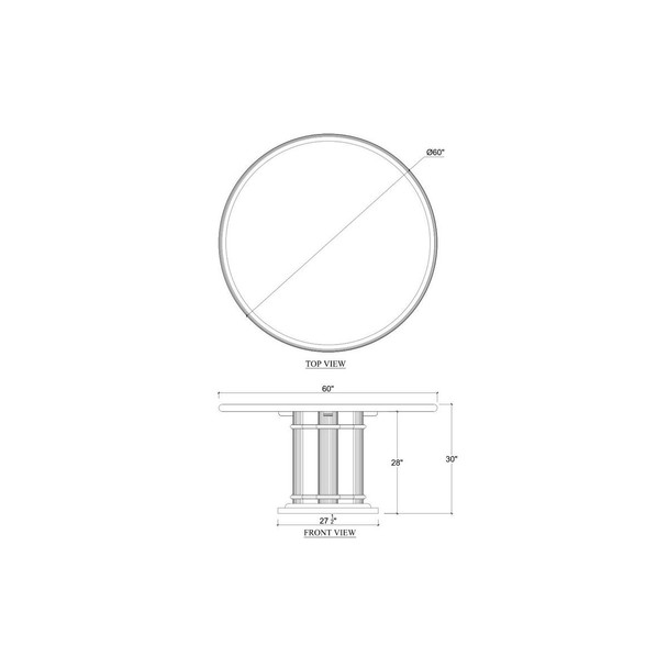 Hobsons Round Dining Table 150cm - Canberra, Cairns, Darwin Boho Luxe style Dining Room furniture
