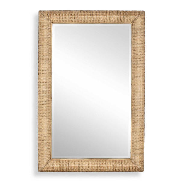 Twisted Seagrass Large Mirror - Size: 147H x 97W x 6D (cm) - Coastal style