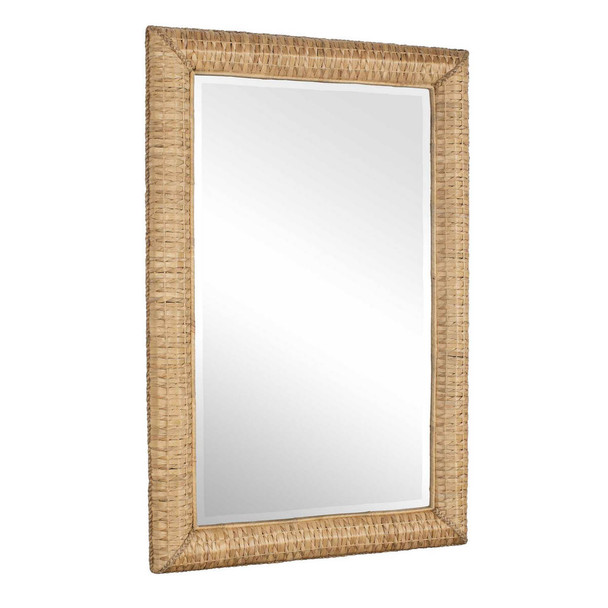 Twisted Seagrass Large Mirror - Australia wide delivery