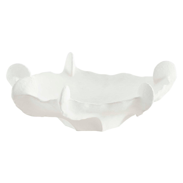 Coral Mirage White Outdoor Bowl Coastal style Bowl Decor