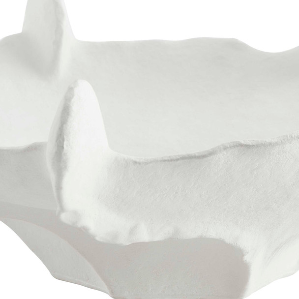 Coral Mirage White Outdoor Bowl - Sale on Coastal style Bowls