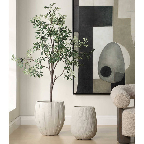 Rustic Ridge Off-White Outdoor Planter - Australia wide delivery