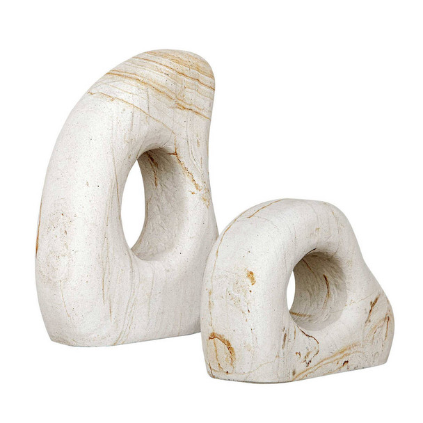 Stone Flow Outdoor Sculptures Set/2 - Australia wide delivery