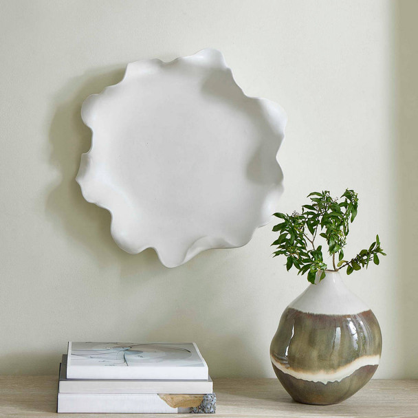 Wave Crest White Outdoor Bowl - Australia wide delivery