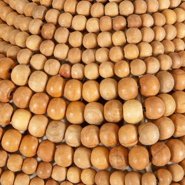 Kauri 1 Light Wooden Bead Pendant - Sale on Mid-Century Modern style Ceiling Pendants