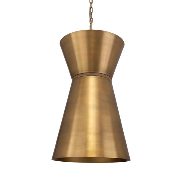 Crocker Brass 1 Light Mini Pendant Mid-Century Modern style Ceiling Pendant Decor