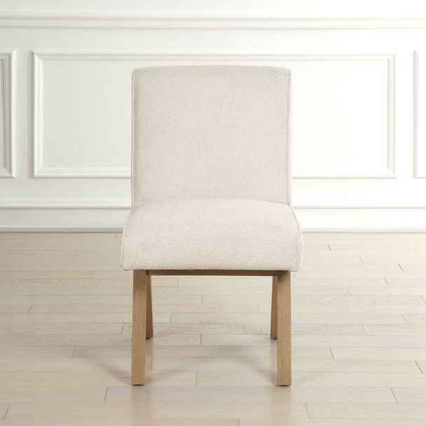 Blakely White Dining Arm Chair - Size: 88H x 65W x 69D (cm) - Scandinavian style