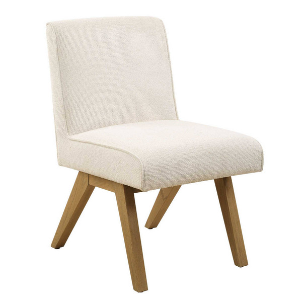 Blakely White Armless Dining Chair - Australia wide delivery