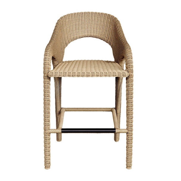 Kavali Outdoor Wicker Barstool