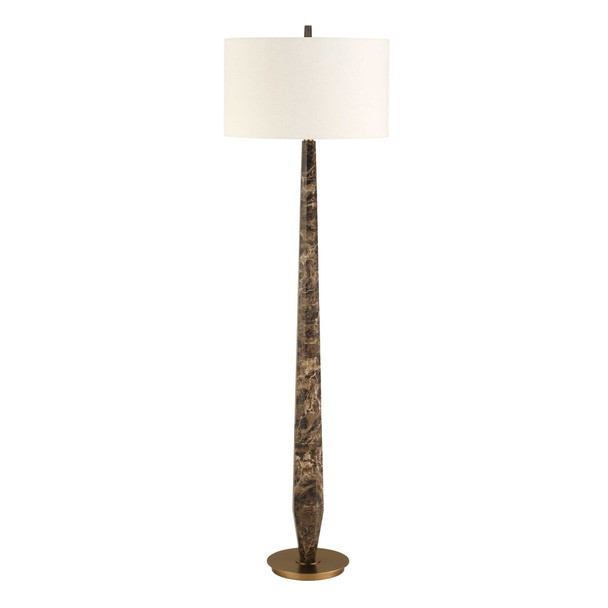 Tyree Brown Marble Floor Lamp - Australia wide delivery