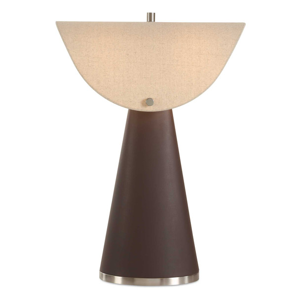 Conover Brown Modern Table Lamp - Size: 69H x 48W x 48D (cm) - Contemporary style