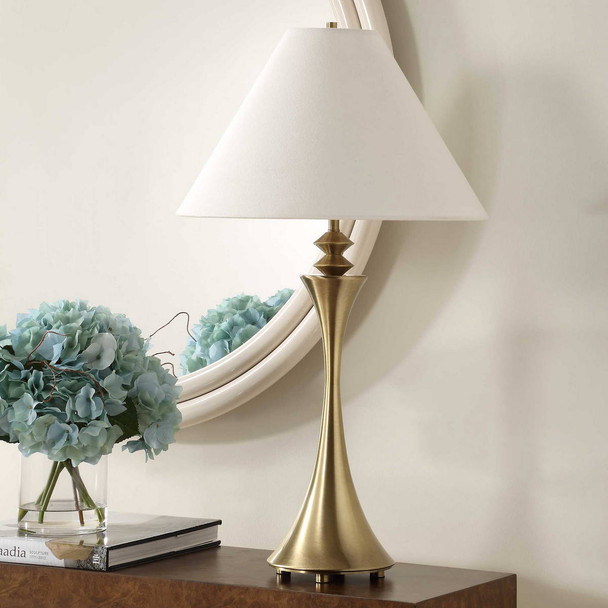 Shaefer Gold Table Lamp Geometric style Table Lamp Decor