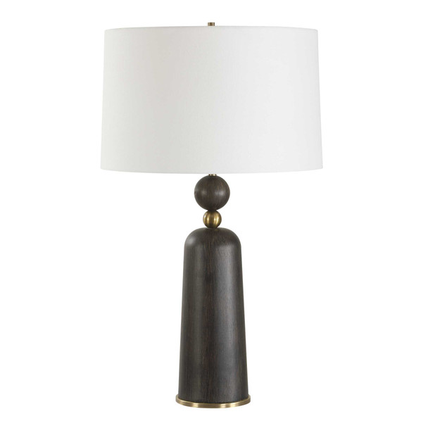 McQuinn Dark Walnut Table Lamp - Australia wide delivery