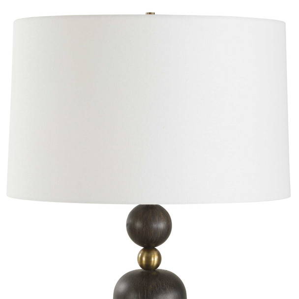 McQuinn Dark Walnut Table Lamp - Melbourne, Sydney, Brisbane delivery