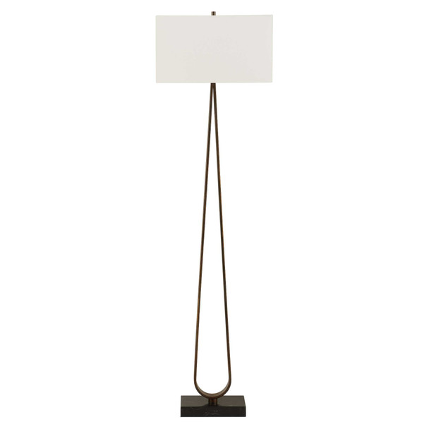 Galloway Minimalist Bronze Floor Lamp - Sale on Mediterranean style Floor Lamps