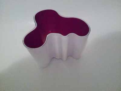 Iittala Alvar Aalto Savoy Vase -White & Red Duo 160mm