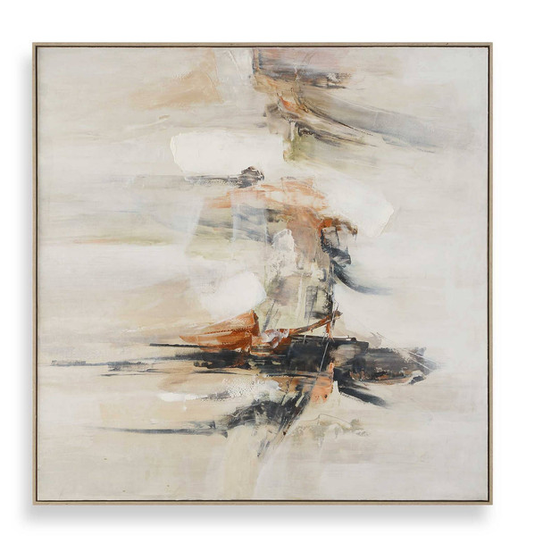 Outburst Hand Painted Modern Art - Size: 130H x 130W x 5D (cm) - Contemporary style