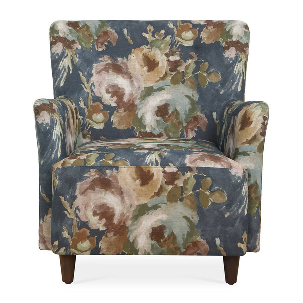 Lainey Floral Upholstered Armchair - Size: 83H x 76W x 80D (cm) - Contemporary style