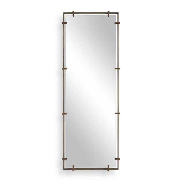 Hann Full Length Bronze Mirror - Size: 190H x 69W x 4D (cm) - Contemporary style