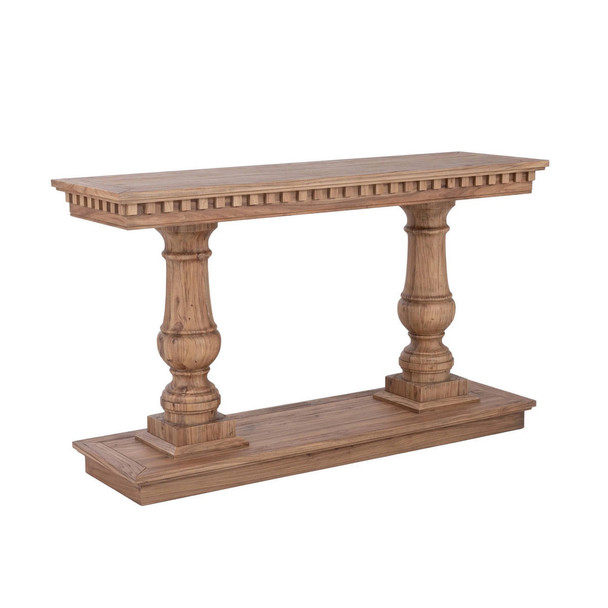 Verona Console Table Natural Elm - Hand made Living Room furniture