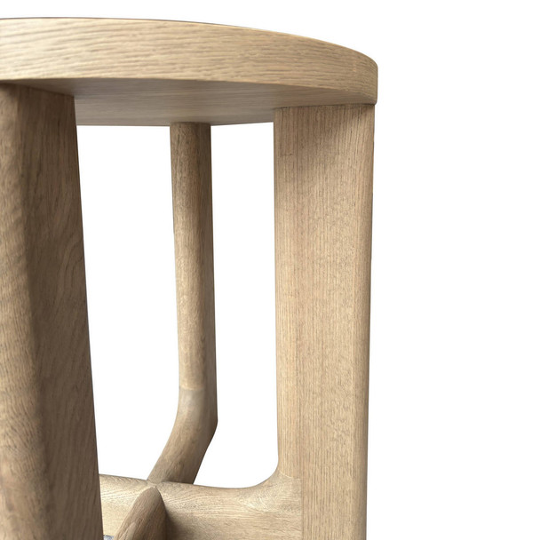 Arlo Side Table Weathered Oak - Hand made Living Room furniture