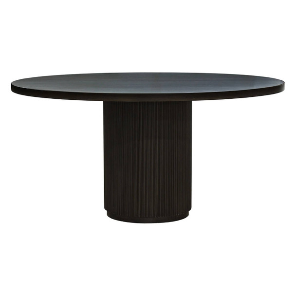 Kraton Round Dining Table 150cm - Grey Oak - Mid-Century Modern style