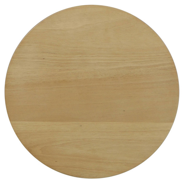 Milano Round Side Table - Fruit Wood Living Room Furniture - 28469FRW