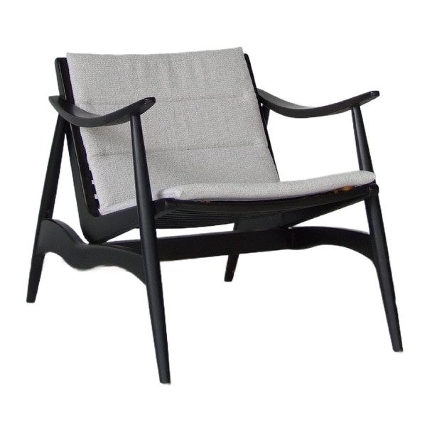 Pierre Mid-Century Lounge Chair - Buckeye - Solid Timber Mid-Century Modern style Living Room furniture