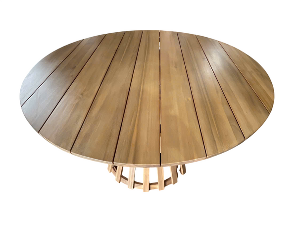 Marama Outdoor Round Table 120Cm Dia W/Cover - Contemporary style