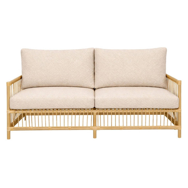 Kailani 4-Pc Lounge Set W/Cover - Light Bamboo Living Room Furniture - EUR-1008LB
