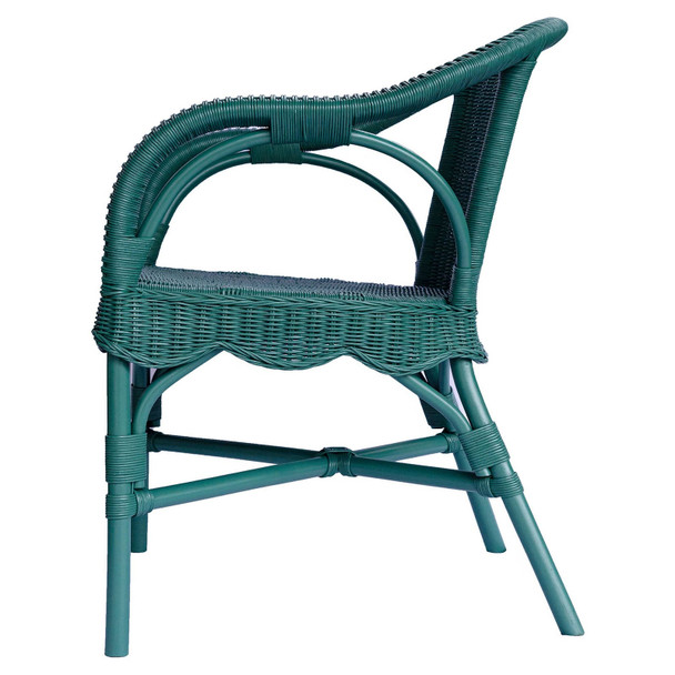 Surabaya Armchair Forest Green - Hand made Living Room furniture