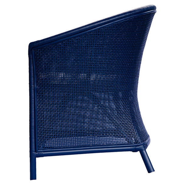 Adele Armchair - Deep Blue - Hand made Living Room furniture