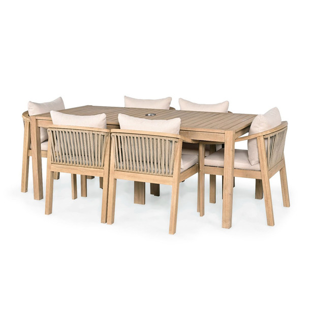 Palmera 7Pc Outdoor Dining Setting w/Covers - MF1007