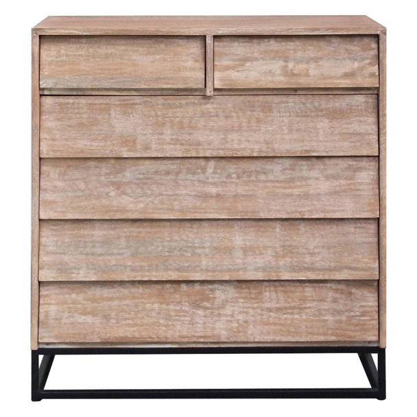 Emerson 6 Drw Chest-LWT - Industrial style