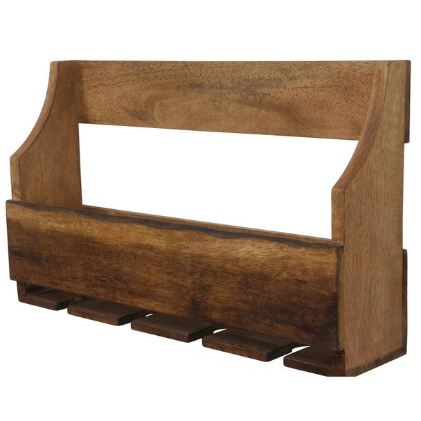 Kingston 5 Bottle & Glass Rack - Countryside style