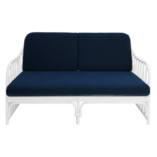 Antigua 2.5 Seater - White - Coastal style