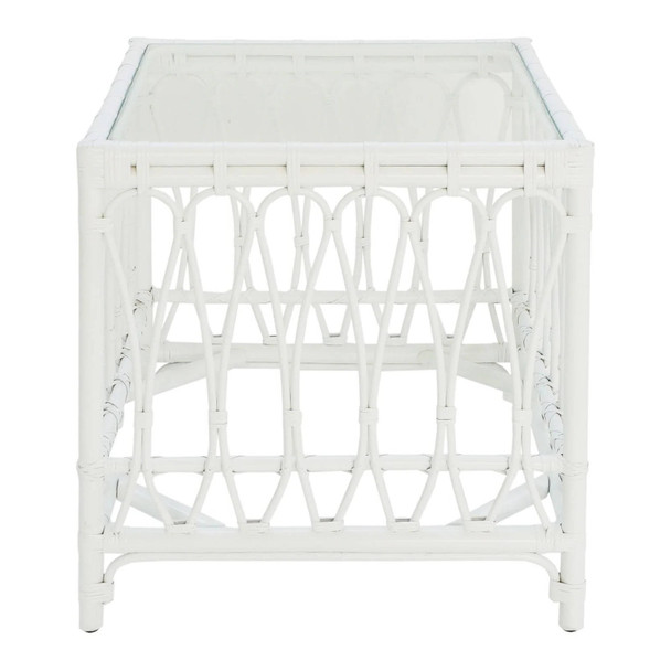 Antigua Side Table - White - Coastal style