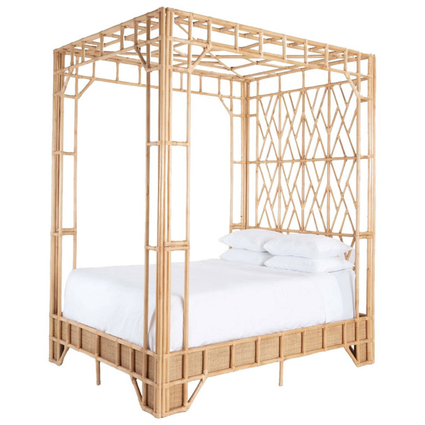 Nirvana 4 Poster King Bed - Resort style